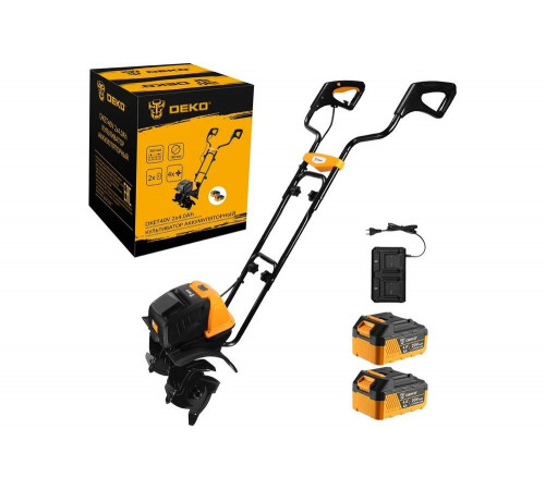 Культиватор аккумуляторный DEKO DKET40V, 2x20В, 2x4.0Ач 065-1232