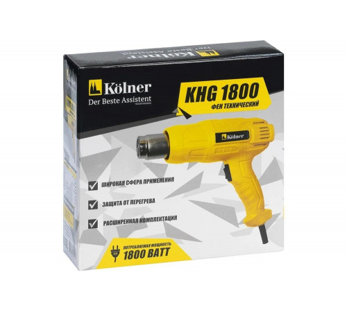 Технический фен Kolner KHG 1800 1800Вт 8032100076 Технический фен Kolner KHG 1800 1800Вт 8032100076