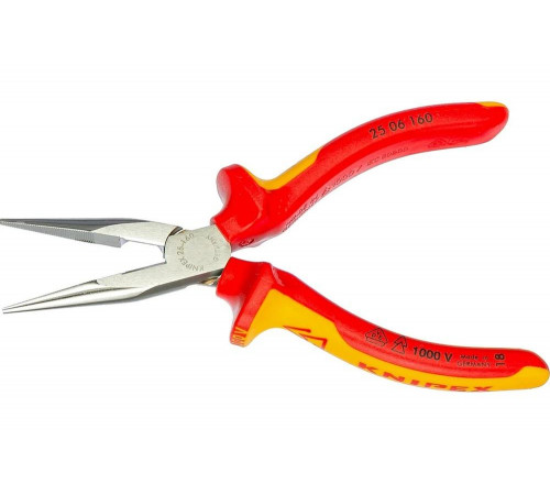 Длинногубцы с резцом KNIPEX KN-2506160 Длинногубцы с резцом KNIPEX KN-2506160