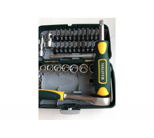 KRAFTOOL Universal-38 38 предм., Универсальный набор инструмента (27970-H38) KRAFTOOL Universal-38 38 предм., Универсальный набор инструмента (27970-H38)