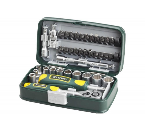KRAFTOOL Universal-38 38 предм., Универсальный набор инструмента (27970-H38) KRAFTOOL Universal-38 38 предм., Универсальный набор инструмента (27970-H38)