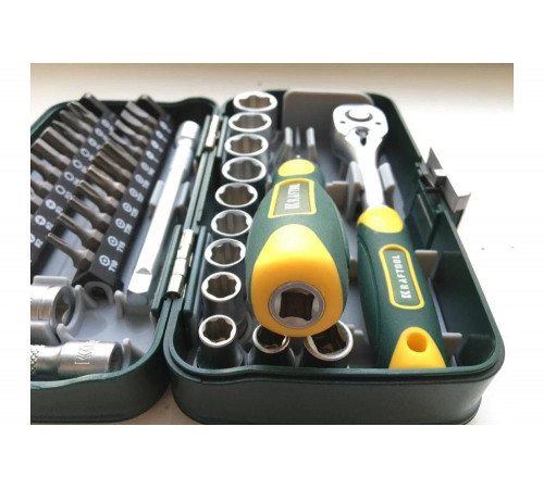 KRAFTOOL Universal-38 38 предм., Универсальный набор инструмента (27970-H38) KRAFTOOL Universal-38 38 предм., Универсальный набор инструмента (27970-H38)