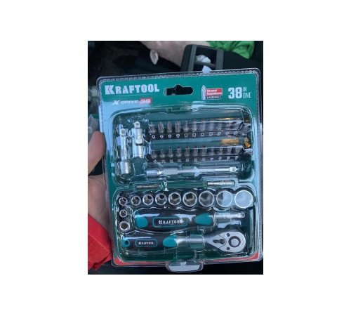 KRAFTOOL Universal-38 38 предм., Универсальный набор инструмента (27970-H38) KRAFTOOL Universal-38 38 предм., Универсальный набор инструмента (27970-H38)
