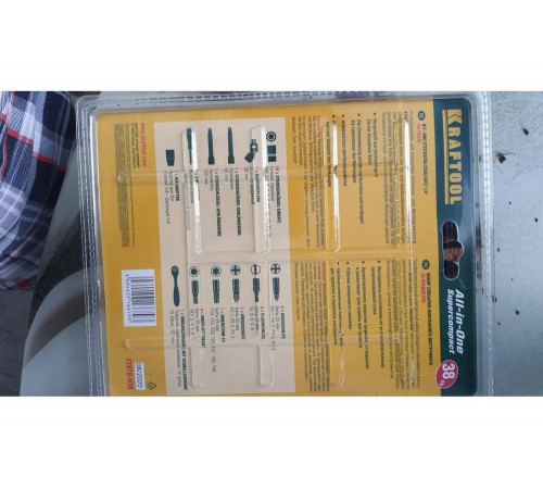 KRAFTOOL Universal-38 38 предм., Универсальный набор инструмента (27970-H38) KRAFTOOL Universal-38 38 предм., Универсальный набор инструмента (27970-H38)