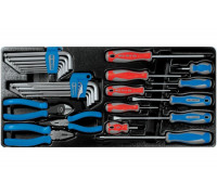 Ложемент для набора отверток 9-90129CR, PVC KING TONY 84702420B