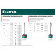 KRAFTOOL Alu Al5052, 4.8 х 25 мм, алюминиевые заклепки, 250 шт (311701-48-25)