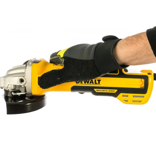 Бесщёточная угловая шлифмашина DEWALT DWE4357-QS