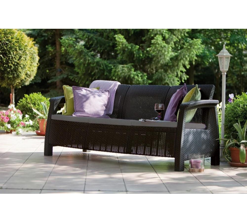 Диван Keter Corfu Triple love seat max 258947 Диван Keter Corfu Triple love seat max 258947
