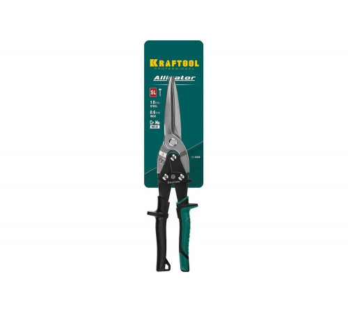 Прямые удлинённые ножницы по металлу KRAFTOOL Alligator 290 мм 2328-SL Прямые удлинённые ножницы по металлу KRAFTOOL Alligator 290 мм 2328-SL