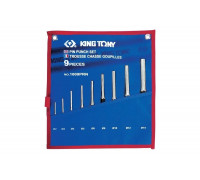 Набор выколоток в чехле из теторона (9 предметов) KING TONY 1009PRN
