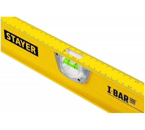 STAYER 2000 мм, 3 глазка, поворотный глазок, двутавровый уровень I-Bar180 3470-200_z02 STAYER 2000 мм, 3 глазка, поворотный глазок, двутавровый уровень I-Bar180 3470-200_z02
