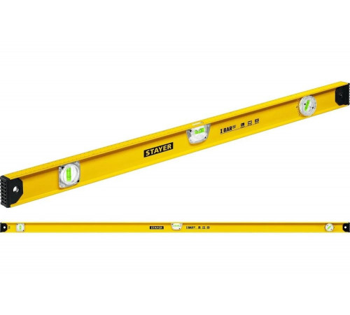 STAYER 2000 мм, 3 глазка, поворотный глазок, двутавровый уровень I-Bar180 3470-200_z02 STAYER 2000 мм, 3 глазка, поворотный глазок, двутавровый уровень I-Bar180 3470-200_z02