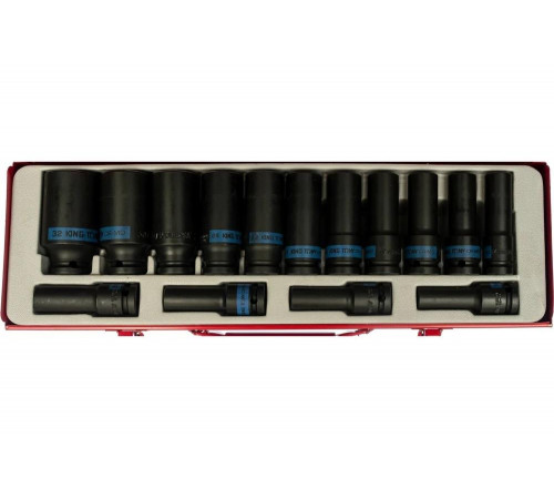 Набор ударных торцевых головок KING TONY4415MP03