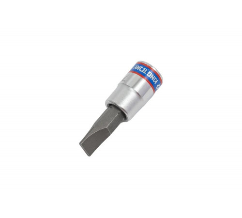 Головка-бита торцевая, 1/4", Slotted, 7,0х1,2 мм, L=37 мм KING TONY 203207 Головка-бита торцевая, 1/4", Slotted, 7,0х1,2 мм, L=37 мм KING TONY 203207