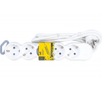 Удлинитель IEK, У05 5 мест 2P+PE/1,5м 3х1,5мм2 16А/250В UNO WYP53-16-05-D15-Z