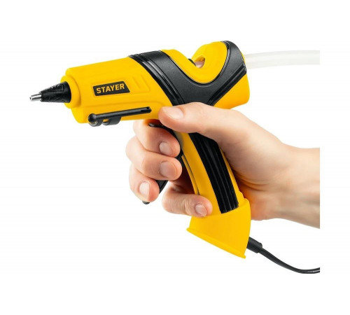 STAYER d=11 мм, 18 г/мин, пистолет термоклеевой электрический PRO 11 0681-20 Professional STAYER d=11 мм, 18 г/мин, пистолет термоклеевой электрический PRO 11 0681-20 Professional