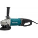 Угловая шлифовальная машина Makita 180 мм , 2800 Вт, 8500 об., AFT, D-обр.поворот. рукоятка, плавн. пуск,антивибр, поддержка об., расцепляющая муфта, тормоз дв., 6.2 кг GA7071X1