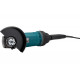 Угловая шлифовальная машина Makita 180 мм , 2800 Вт, 8500 об., AFT, D-обр.поворот. рукоятка, плавн. пуск,антивибр, поддержка об., расцепляющая муфта, тормоз дв., 6.2 кг GA7071X1