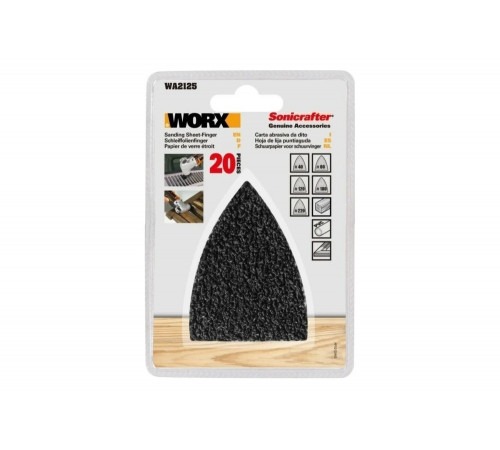 Узкие шлифовальные листы WORX WA2125 Узкие шлифовальные листы WORX WA2125