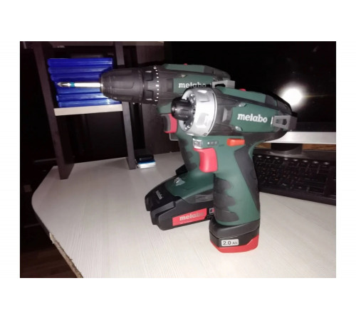 Дрель-шуруповерт METABO PowerMaxx BS Basic x2 (600080500) Дрель-шуруповерт METABO PowerMaxx BS Basic x2 (600080500)