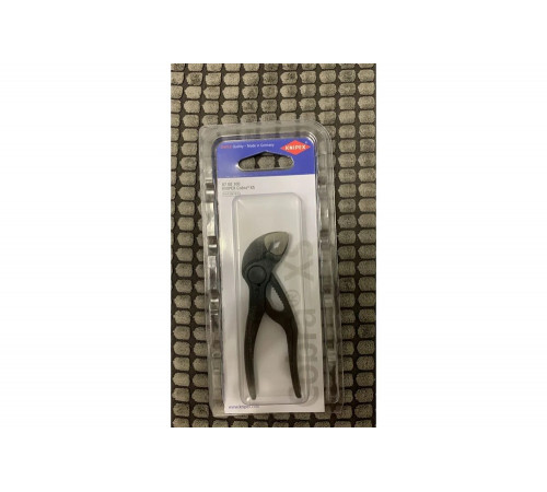 Переставные клещи Knipex Cobra XS, 24 мм (1"), 100 мм, серые, KN-8700100BK Переставные клещи Knipex Cobra XS, 24 мм (1"), 100 мм, серые, KN-8700100BK