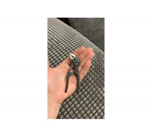 Переставные клещи Knipex Cobra XS, 24 мм (1"), 100 мм, серые, KN-8700100BK Переставные клещи Knipex Cobra XS, 24 мм (1"), 100 мм, серые, KN-8700100BK