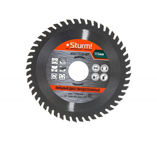 Пильный диск Sturm 9020-115x22x48T