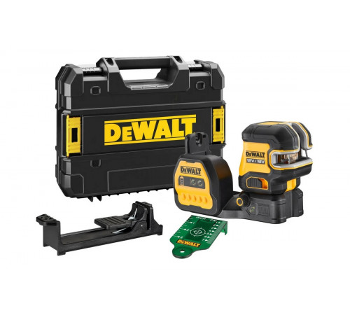 Лазерный построитель плоскостей Dewalt 18 В, зеленый, без акк и зу DCE822NG18-XJ