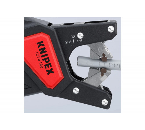Инструмент для снятия изоляции KNIPEX KN-1274180SB Инструмент для снятия изоляции KNIPEX KN-1274180SB