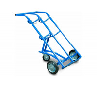 Тележка для газовых баллонов TOR ГБ-2 2 баллона, 250 пневмо колеса + 160 поворотное 1023661
