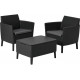 Комплект мебели Keter Salemo balcony set графит 17205935ГР