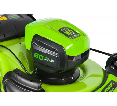 Самоходная аккумуляторная газонокосилка GreenWorks GD60LM46SPK4 60V 2502907UB Самоходная аккумуляторная газонокосилка GreenWorks GD60LM46SPK4 60V 2502907UB