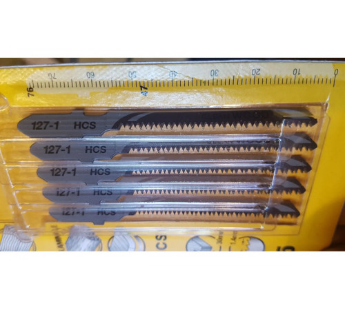 Пилки для лобзика по дереву (76 мм; шаг зубьев 1.4 мм) 5 шт. DEWALT DT 2168