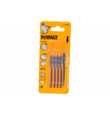 Пилки для лобзика по дереву (76 мм; шаг зубьев 1.4 мм) 5 шт. DEWALT DT 2168
