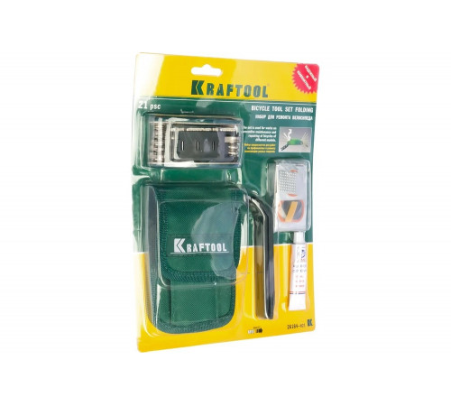 Мультитул для велосипедов KRAFTOOL 21-в-1 26184-H21 Мультитул для велосипедов KRAFTOOL 21-в-1 26184-H21