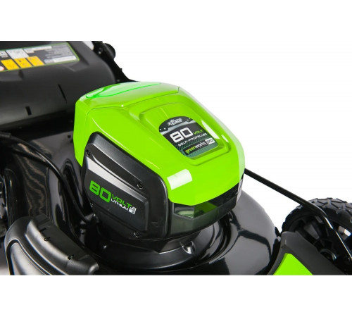 Аккумуляторная газонокосилка GREENWORKS GD80LM46 (2501007) без АКБ и ЗУ