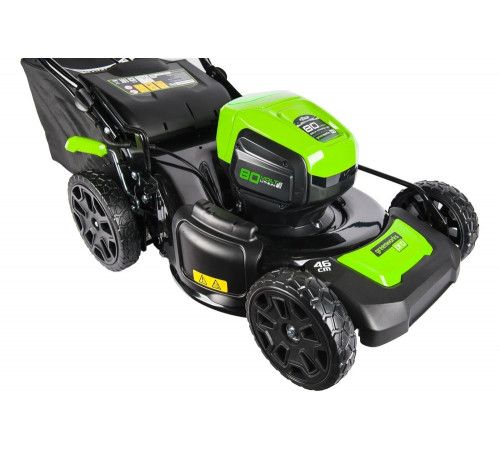 Аккумуляторная газонокосилка GREENWORKS GD80LM46 (2501007) без АКБ и ЗУ