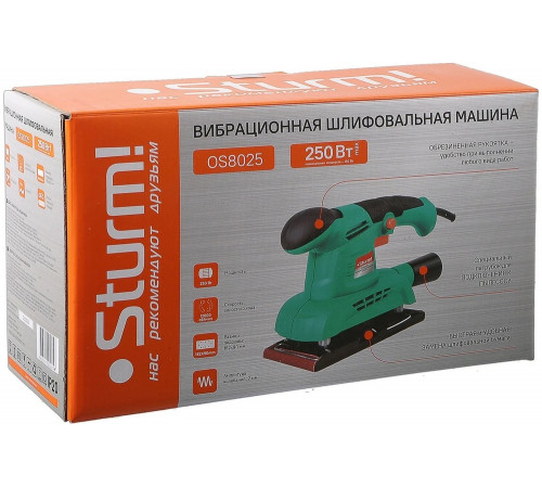 Вибрационная шлифмашина Sturm OS8025 Вибрационная шлифмашина Sturm OS8025