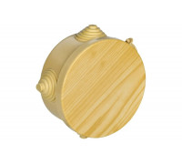 Распаячная коробка IEK км для о/п d=85x40мм ip54 4 вв. сосна UKO21-085-040-000-K34-54