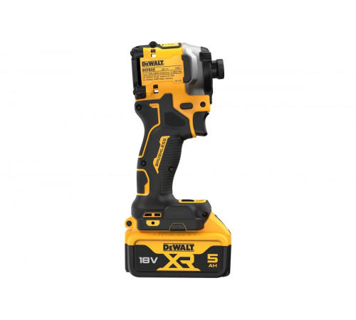 Аккумуляторный шуруповерт DEWALT DCF850P2T, 18 В, 206.2 Нм, 3800 уд/мин, с 2 АКБ 5 Ач и ЗУ, в кейсе TSTAK DCF850P2T-QW