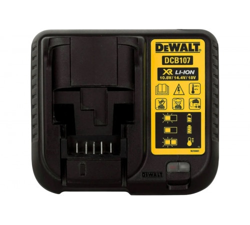 Зарядное устройство DEWALT 12/14.4/18 В, 1.25 A DCB107