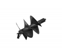 Шнек для грунта двухзаходный GDB-400/2 (20 мм; 400 мм; 80 см) CARVER 01.003.00055