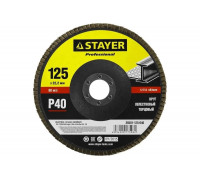 Круг лепестковый торцевой 125x22.2 мм, P40 STAYER 36581-125-040_z01