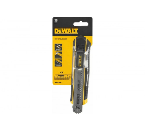 Нож с сегментированным лезвием DEWALT 18мм, кассетный DWHT0-10249