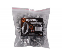 Металлический червячный хомут Вихрь 16-27, 9мм 50 шт 73/9/1/22