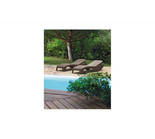 Шезлонг Keter Atlantic Whiskey Brown 217339 Шезлонг Keter Atlantic Whiskey Brown 217339