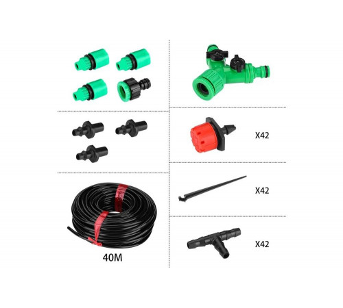 Комплект для капельного полива DEKO DKI40 40 м 065-0945 Комплект для капельного полива DEKO DKI40 40 м 065-0945