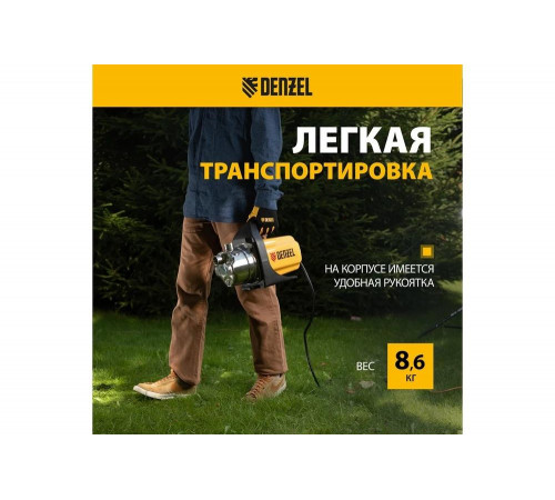 Садовый поверхностный насос Denzel GP1000 Садовый поверхностный насос Denzel GP1000