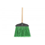 Веерная метла СИБРТЕХ 345х200х1420 мм, деревянный черенок 63230