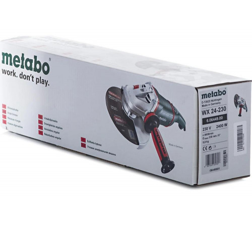 Угловая шлифмашина Metabo WX 24-230 606449000 Угловая шлифмашина Metabo WX 24-230 606449000